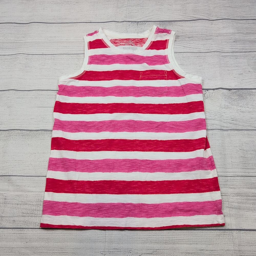 12 Primary Striped Pocket Tank Top